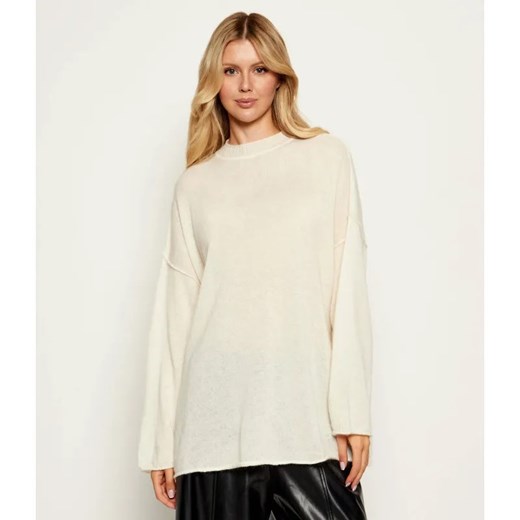 Pinko Wełniany sweter MARSHALL | Loose fit ze sklepu Gomez Fashion Store w kategorii Swetry damskie - zdjęcie 185015947