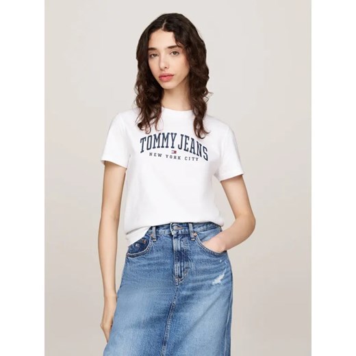 Tommy Jeans T-shirt VARSITY | Regular Fit ze sklepu Gomez Fashion Store w kategorii Bluzki damskie - zdjęcie 185015948