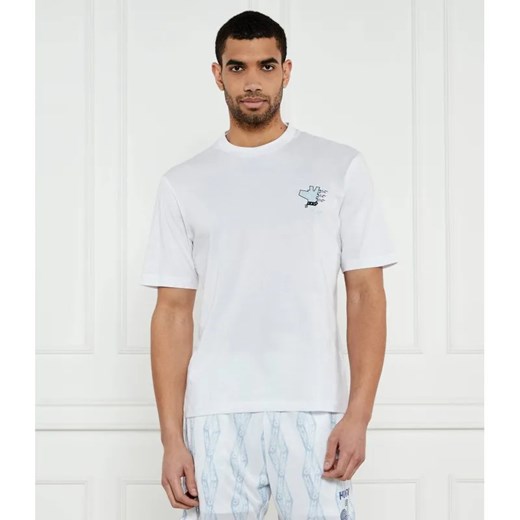 Hugo Blue T-shirt Nagulop | Relaxed fit ze sklepu Gomez Fashion Store w kategorii T-shirty męskie - zdjęcie 185015966