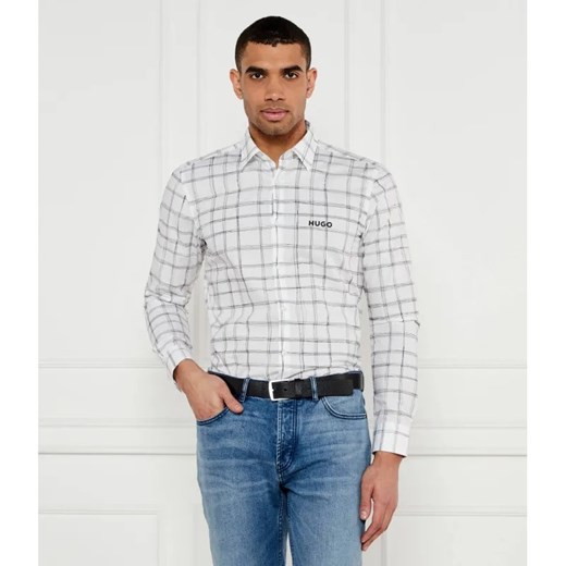 HUGO Koszula Ermo | Slim Fit ze sklepu Gomez Fashion Store w kategorii Koszule męskie - zdjęcie 185016027