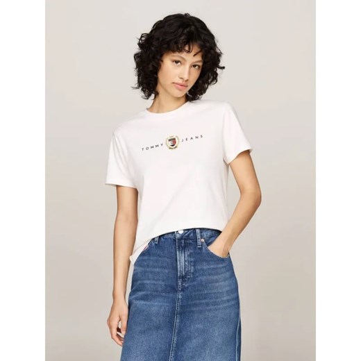 Tommy Jeans T-shirt | Regular Fit ze sklepu Gomez Fashion Store w kategorii Bluzki damskie - zdjęcie 185016065