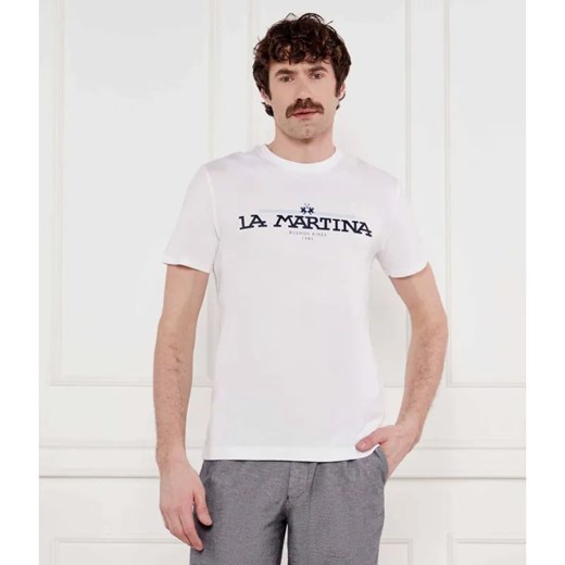 La Martina T-shirt | Regular Fit ze sklepu Gomez Fashion Store w kategorii T-shirty męskie - zdjęcie 185016095