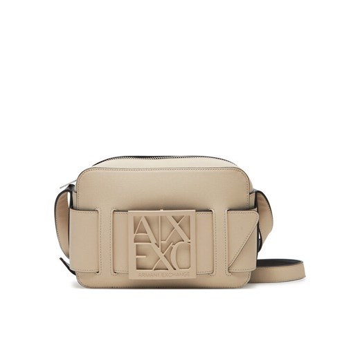 Torebka Armani Exchange 942699 0A874 U1092 Beżowy ze sklepu eobuwie.pl w kategorii Listonoszki - zdjęcie 185016368