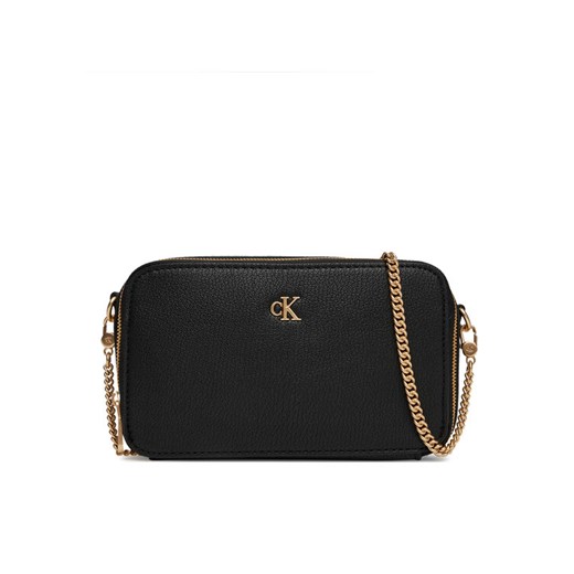 Torebka Calvin Klein Jeans Minimal Mono Camera Bag LV04K1086G Czarny ze sklepu eobuwie.pl w kategorii Kopertówki - zdjęcie 185016415