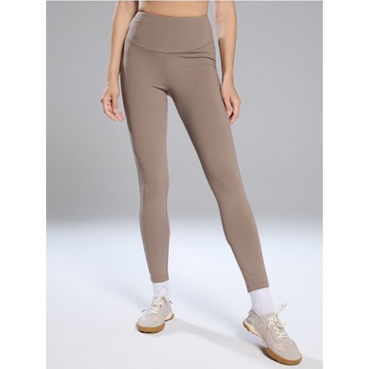 Sinsay - Legginsy sportowe - kremowy ze sklepu Sinsay w kategorii Spodnie damskie - zdjęcie 185019588