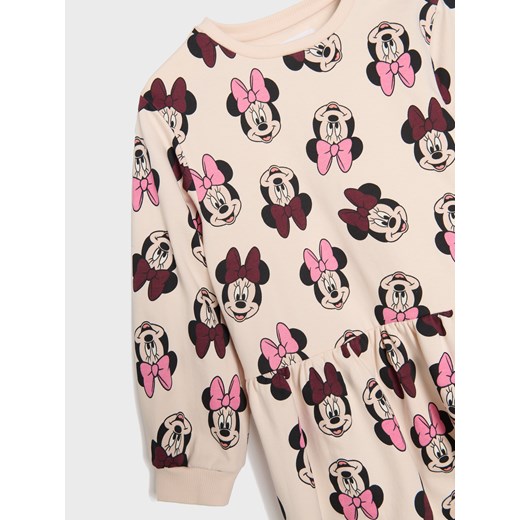 Sinsay - Dresowa sukienka Mickey Mouse - różowy Sinsay 128 (7-8 l) Sinsay