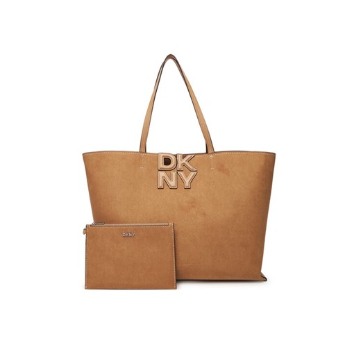 Torebka DKNY R52AMJ38 Brązowy ze sklepu eobuwie.pl w kategorii Torby Shopper bag - zdjęcie 185021069