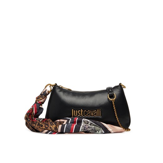 Torebka Just Cavalli 79RA4BD7 ZS748 Czarny ze sklepu eobuwie.pl w kategorii Kopertówki - zdjęcie 185021078