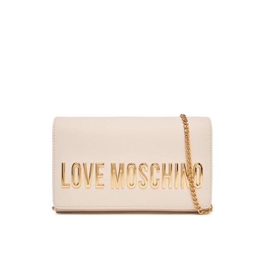 Torebka LOVE MOSCHINO JC4103PP1NKD0110 Beżowy ze sklepu eobuwie.pl w kategorii Kopertówki - zdjęcie 185021139
