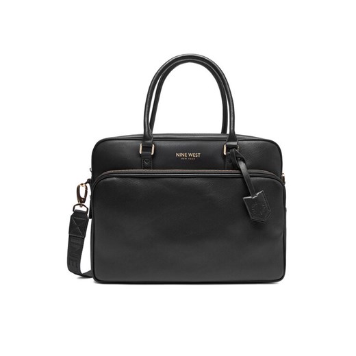 Torba na laptopa Nine West CEO-EMMA-LA482-2847 Czarny ze sklepu eobuwie.pl w kategorii Torby na laptopa - zdjęcie 185021198