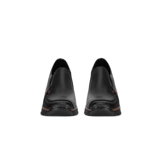 Półbuty Rieker 53783-00 Czarny Rieker 41 eobuwie.pl