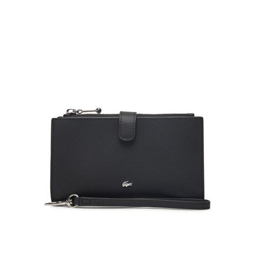 Lacoste Duży Portfel Damski NF4987DZ Czarny ze sklepu MODIVO w kategorii Portfele damskie - zdjęcie 185022385