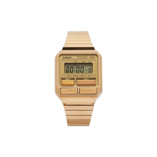 Casio Zegarek Vintage 80s A120WEG-9AEF Złoty ze sklepu MODIVO w kategorii Zegarki - zdjęcie 185022405