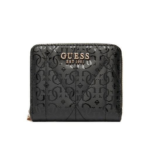 Guess Mały Portfel Damski Aldina Slg SWGG96 63137 Czarny ze sklepu MODIVO w kategorii Portfele damskie - zdjęcie 185022489