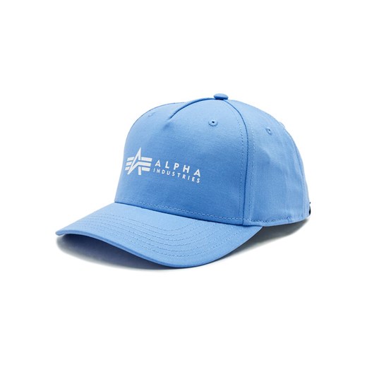 Alpha Industries Czapka z daszkiem 126912 Niebieski ze sklepu MODIVO w kategorii Czapki z daszkiem męskie - zdjęcie 185022646