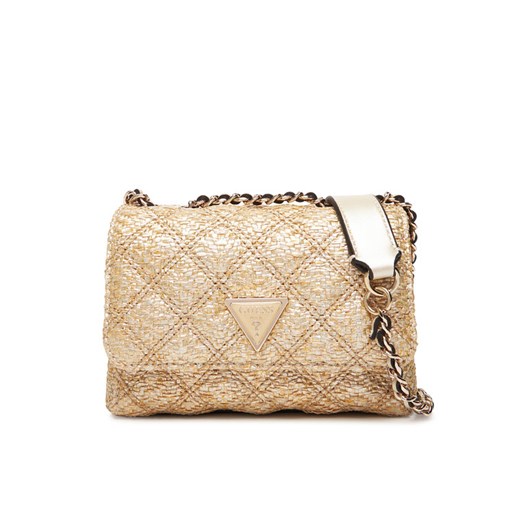 Guess Torebka Giully II Mini HWQW96 73740 Złoty ze sklepu MODIVO w kategorii Kopertówki - zdjęcie 185022649