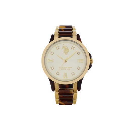 U.S. Polo Assn. Zegarek Selena USP8384BR Brązowy ze sklepu MODIVO w kategorii Zegarki - zdjęcie 185022679