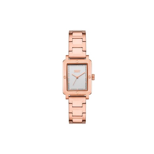 DKNY Zegarek City Rivet NY6663 Różowe złocenie ze sklepu MODIVO w kategorii Zegarki - zdjęcie 185022758