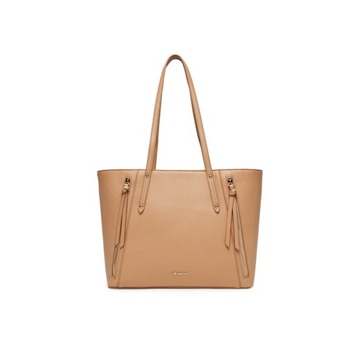JENNY Torebka C-JNY-M-009-08 Beżowy ze sklepu MODIVO w kategorii Torby Shopper bag - zdjęcie 185023067