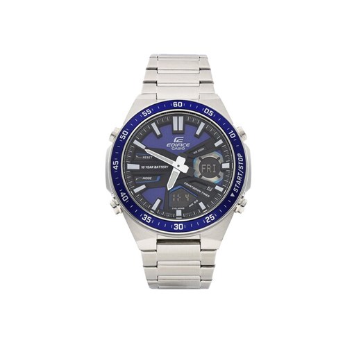 Casio Zegarek Edifice EFV-C110D-2AVEF Srebrny ze sklepu MODIVO w kategorii Zegarki - zdjęcie 185023156