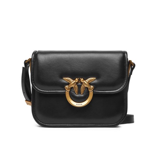 PINKO Torebka Love Box Bag Fl Mini PE 25 PLTT 104297 A26J Czarny ze sklepu MODIVO w kategorii Listonoszki - zdjęcie 185023158