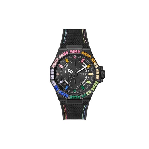 Guess Zegarek GW0701G1 Czarny ze sklepu MODIVO w kategorii Zegarki - zdjęcie 185023277