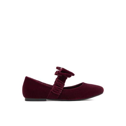 Juicy Couture Baleriny CEO-CS6515-01 Bordowy ze sklepu MODIVO w kategorii Balerinki dziecięce - zdjęcie 185023389