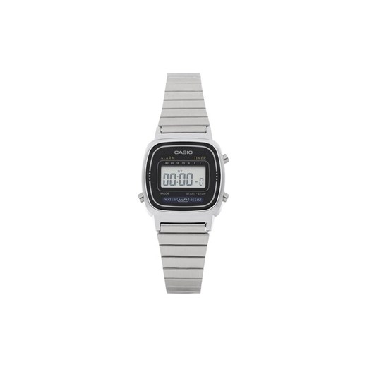 Casio Zegarek Vintage LA670WEA-1EF Srebrny ze sklepu MODIVO w kategorii Zegarki - zdjęcie 185023409