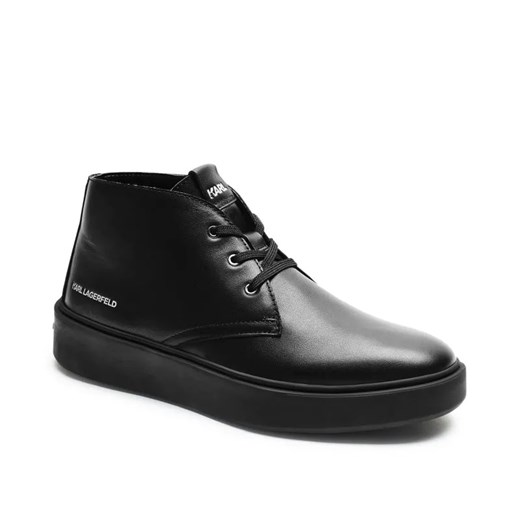 Karl Lagerfeld Skórzane buty wysokie FLINT ze sklepu Gomez Fashion Store w kategorii Buty zimowe męskie - zdjęcie 185027695