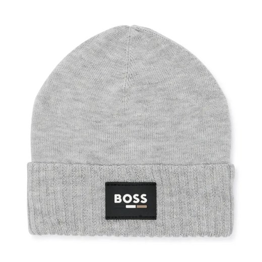 BOSS Kidswear Czapka | z dodatkiem wełny ze sklepu Gomez Fashion Store w kategorii Czapki dziecięce - zdjęcie 185027717