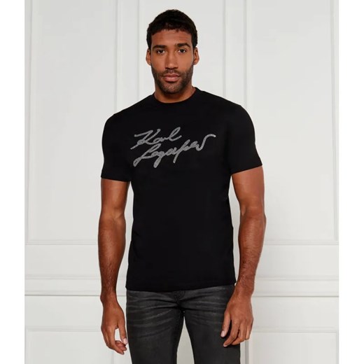Karl Lagerfeld T-shirt | Regular Fit ze sklepu Gomez Fashion Store w kategorii T-shirty męskie - zdjęcie 185027837