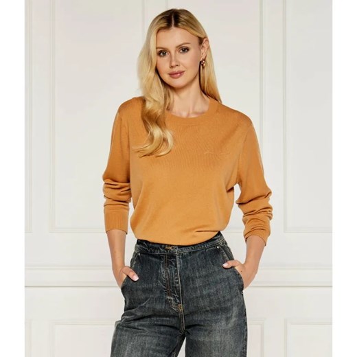 Armani Exchange Wełniany sweter | Regular Fit ze sklepu Gomez Fashion Store w kategorii Swetry damskie - zdjęcie 185027938