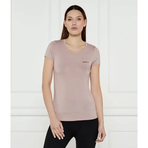 EA7 T-shirt | Slim Fit ze sklepu Gomez Fashion Store w kategorii Bluzki damskie - zdjęcie 185028028