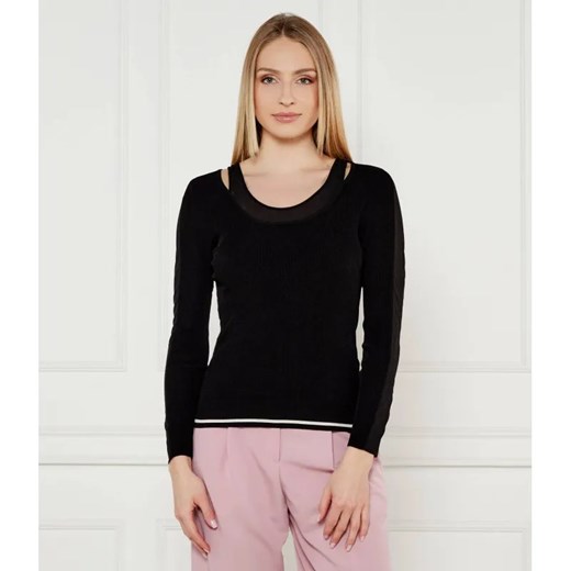 Liu Jo Sport Sweter | Slim Fit ze sklepu Gomez Fashion Store w kategorii Swetry damskie - zdjęcie 185028048