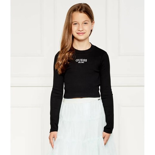 Guess Bluzka | Cropped Fit | stretch ze sklepu Gomez Fashion Store w kategorii Bluzki dziewczęce - zdjęcie 185028966