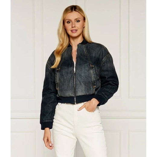 Armani Exchange Jeansowa kurtka bomber ze sklepu Gomez Fashion Store w kategorii Kurtki damskie - zdjęcie 185028976