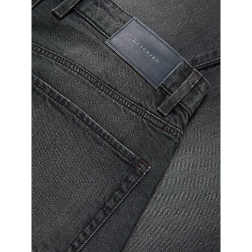 Reserved - Jeansy relaxed straight - szary Reserved 36 Reserved