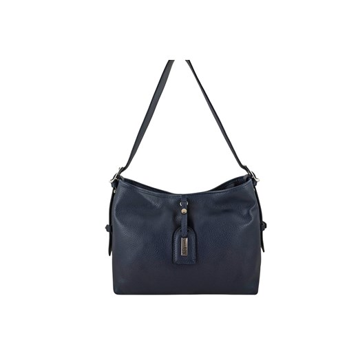 Codzienna torebka damska na ramię - Granatowa ze sklepu butyolivier w kategorii Torebki worki - zdjęcie 185029469