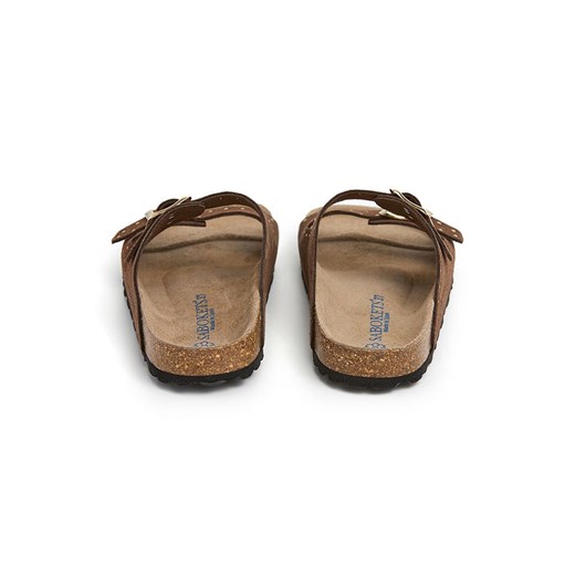 SABOKETS Skórzane klapki w kolorze brązowym Sabokets 41 promocyjna cena Limango Polska