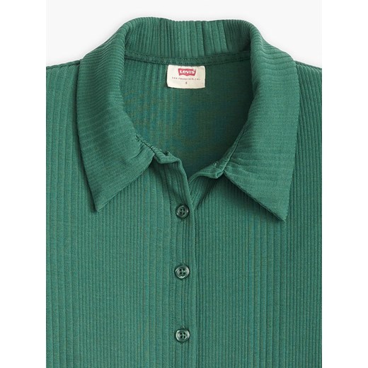 Levi's Koszulka polo w kolorze zielonym M wyprzedaż Limango Polska