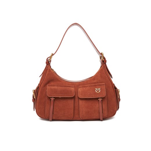 PINKO Torba Cargo Bag Classic PE PLTT 102794 A29N Brązowy ze sklepu MODIVO w kategorii Listonoszki - zdjęcie 185030869
