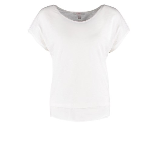 Esprit Tshirt basic off white zalando bialy abstrakcyjne wzory