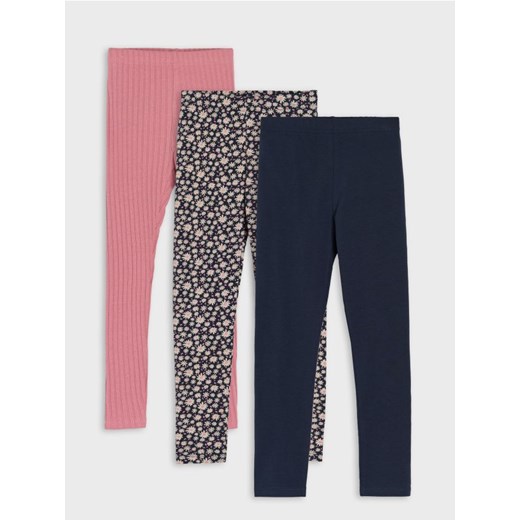 Sinsay - Legginsy 3 pack - wielobarwny ze sklepu Sinsay w kategorii Spodnie dziewczęce - zdjęcie 185032169