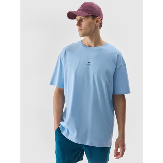 4FWSS24TTSHM1287-34S-jasny niebieski ze sklepu Sportstylestory.com w kategorii T-shirty męskie - zdjęcie 185032938