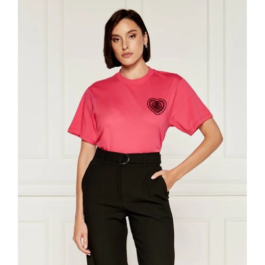HUGO T-shirt | Slim Fit ze sklepu Gomez Fashion Store w kategorii Bluzki damskie - zdjęcie 185033239