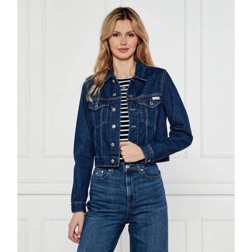 Calvin Klein Jeans Kurtka jeansowa | Cropped Fit ze sklepu Gomez Fashion Store w kategorii Kurtki damskie - zdjęcie 185033288