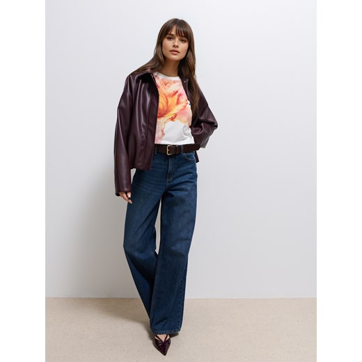 Mohito - T-shirt z nadrukiem - biały Mohito S Mohito