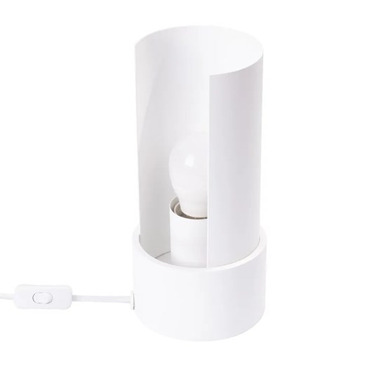 Biała nowoczesna lampa biurkowa R7-E95 ze sklepu Edinos.pl w kategorii Lampy stołowe - zdjęcie 185033657
