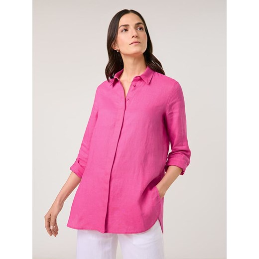 Gerry Weber Lniana bluzka w kolorze różowym Gerry Weber 44 wyprzedaż Limango Polska