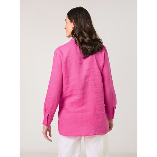Gerry Weber Lniana bluzka w kolorze różowym Gerry Weber 44 wyprzedaż Limango Polska